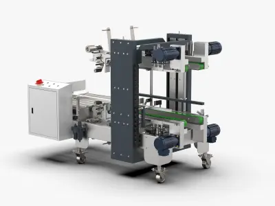Automatic Four Corner Sealing Machine 3D model