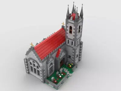 Medieval Chruch 3D model