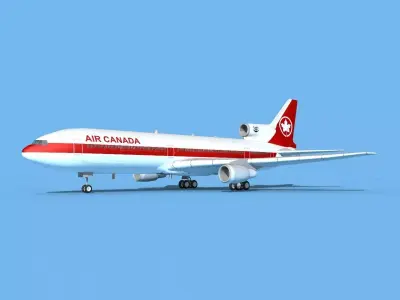 Lockheed L-1011 TriStar Air Canada 1 3D model
