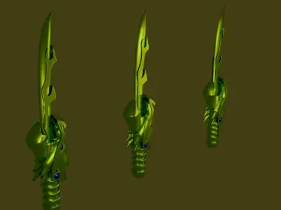 SWORD OF FIRE 3D model