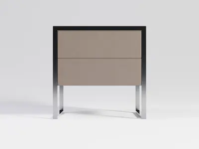 Bedside Table set Free 3D model