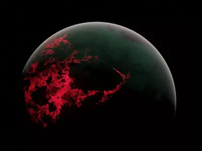 Planet Space Ready to game Low-poly 3D model 5