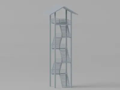 Observation Tower 3D model