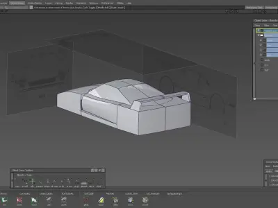 Ferrari F40 With teorical for complete the series of tutorial 3D model