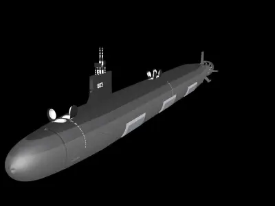 Virginia Class SSGN 803 USS Arizona 3D model