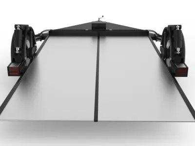 Bauer Drop-Down Trailer Free 3D model