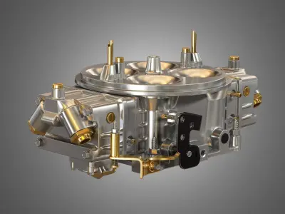 Holley Dominator Carburetor 3D model