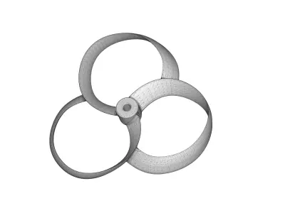 Toroidal drone propeller 3D print model