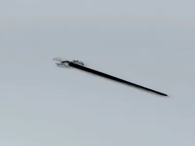 espada blue sword Free 3D model