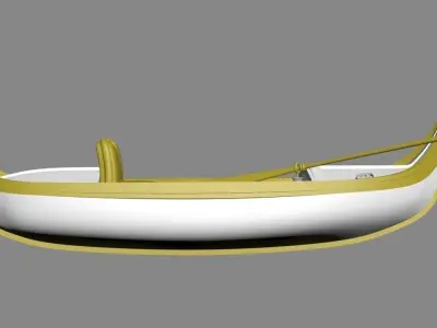Gondola Boat 3D model