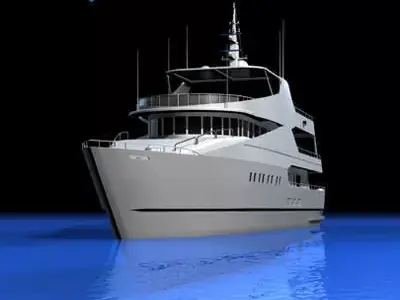 Yacht luxury 3D model