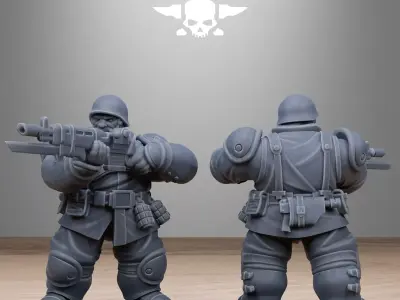 FreeGuard Armored Mutants 3D print model