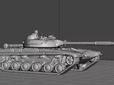 T 64 b v e tank Free 3D print model