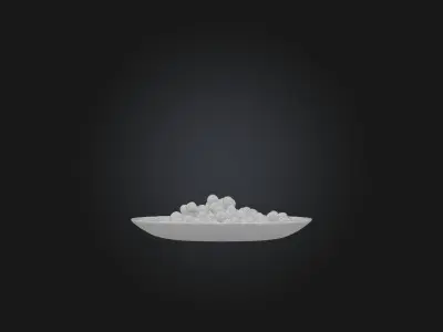 Fish Food Low-poly 3D model