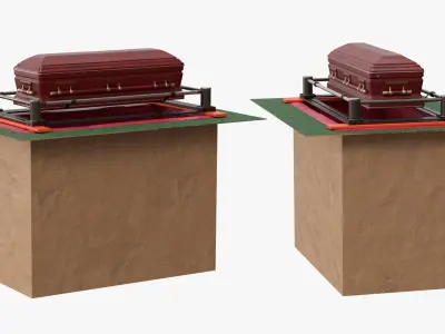 Burial Lowering Mechanism 3D model