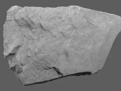 Scanned Cliff Rock 53 3D model