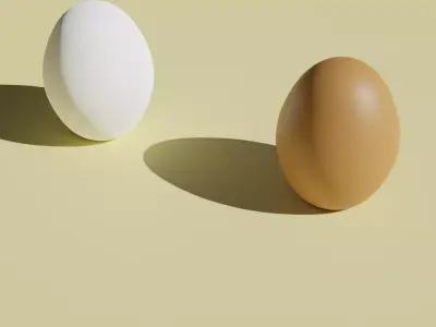 egg assortment Free low-poly 3D model