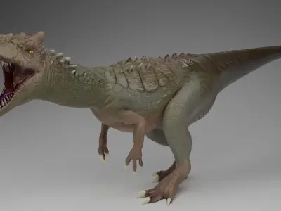 Allosaurus Dinosaur Low-poly 3D model