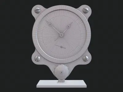 WWII Aircraft Clock 3D model