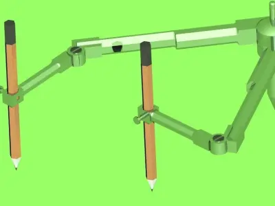 Multi utility pocket compass 3D model