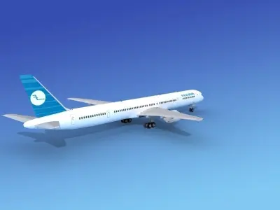 Boeing 757-300 Finnair 3D model