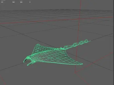 Devilfish Low-poly 3D model