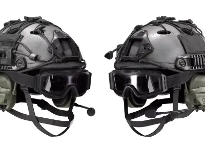 SHADOW COMPANY OPS CORE BUMP HELMET Low-poly 3D model