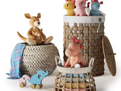 Kids Room Decor 14 3D model