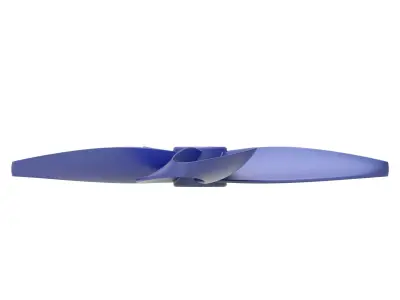 Toroidal drone propeller - 4 blades 3D print model