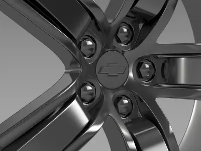Chevrolet Camaro LS7 2008 rim 3D model