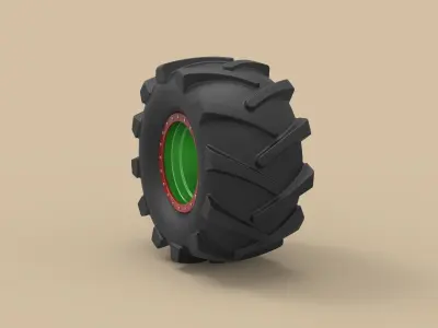 Offroad wheel 21 3D model