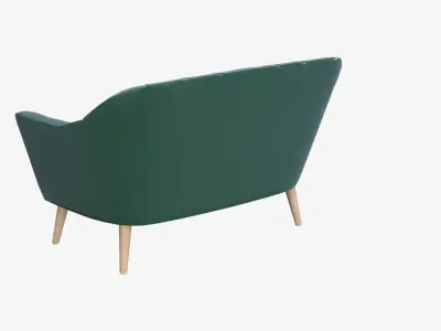 Sofa furniture Free low-poly 3D model