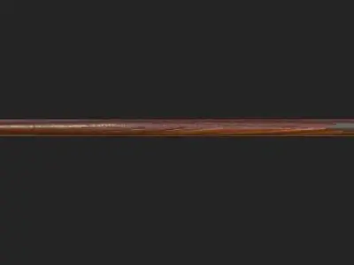 Medival Battle Axe Low-poly 3D model