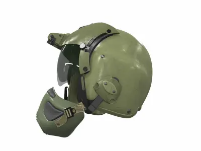 Pilot helmet jb-3 3D model