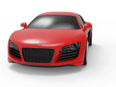 Audi R8 Car Free 3D model