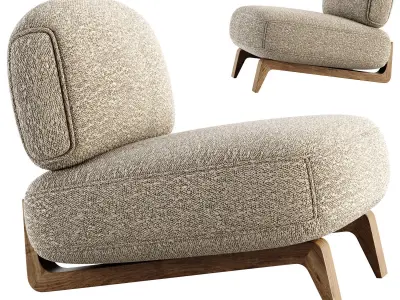 VAO Easy Chair By Paolo Castelli 3D model