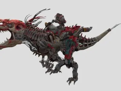 Mecha T-Rex 3D model