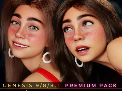 TX Lujan Premium Pack for G9 G8 G8-1 Low-poly 3D model