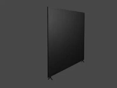 Simple Modern Television Free low-poly 3D model