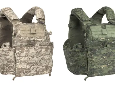 LBT 6094 PLATE CARRIER Low-poly 3D model