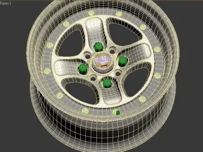 Work Equip 40 Wheel 3D model