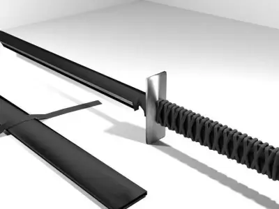 Sword - Ninja 3D model