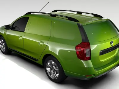 Dacia Logan VAN 2016 3D model