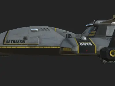 ARTDESSIE ultrman tiga plane aircraft Low-poly 3D model Low-poly 3D model