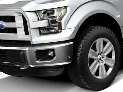Ford F-150 Extended Cab 2015 3D model
