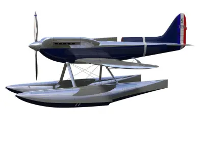 supermarine s6 3D model