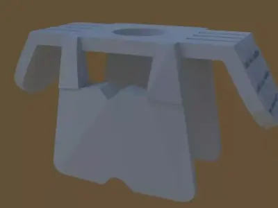 lego samurai armor Free 3D model