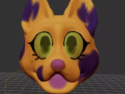 cute furry Free 3D model