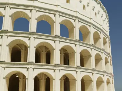 Colosseum Low-poly 3D model