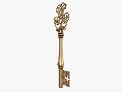 Gold Key 3D model